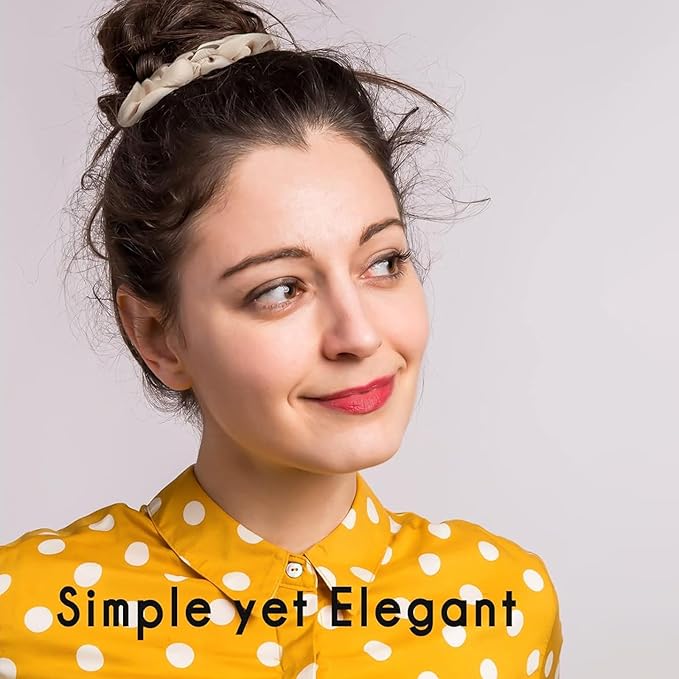 Satin hair scrunchies set