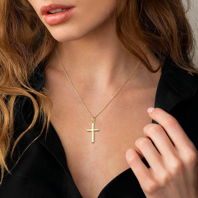 Dochias 925 Silver Cross Necklace