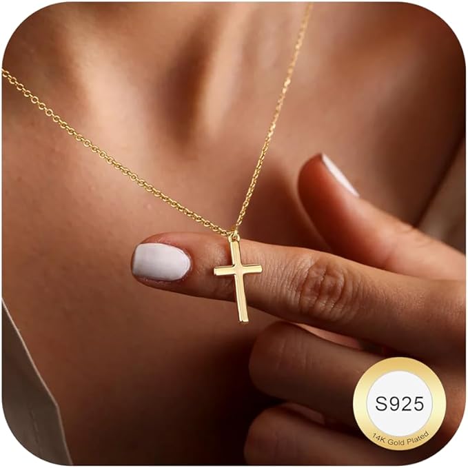 Dochias 925 Silver Cross Necklace