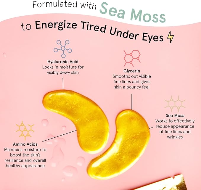 Grace & Stella Under Eye Mask (24 Pairs - Gold)