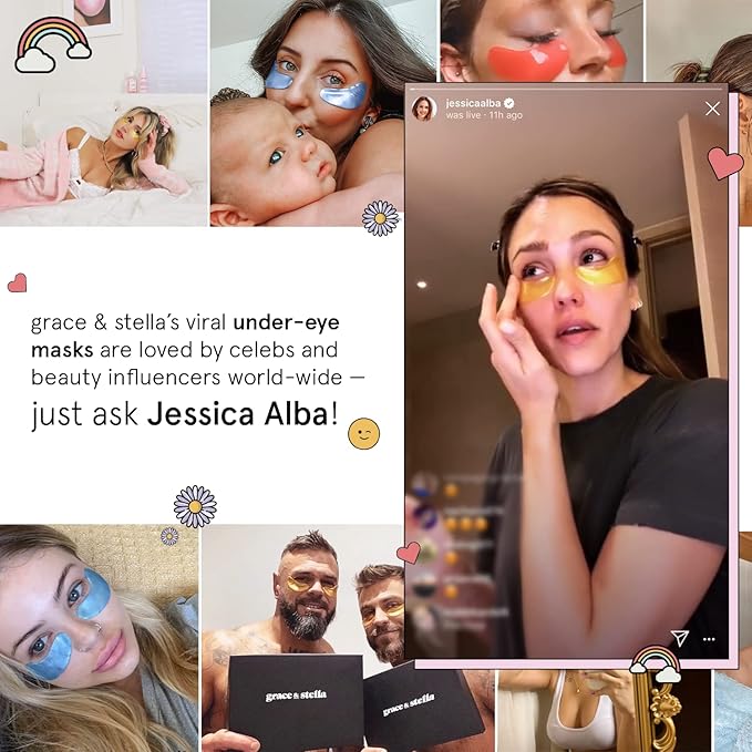 Grace & Stella Under Eye Mask (24 Pairs - Gold)