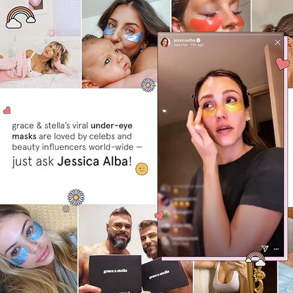 Grace & Stella Under Eye Mask (24 Pairs - Gold)