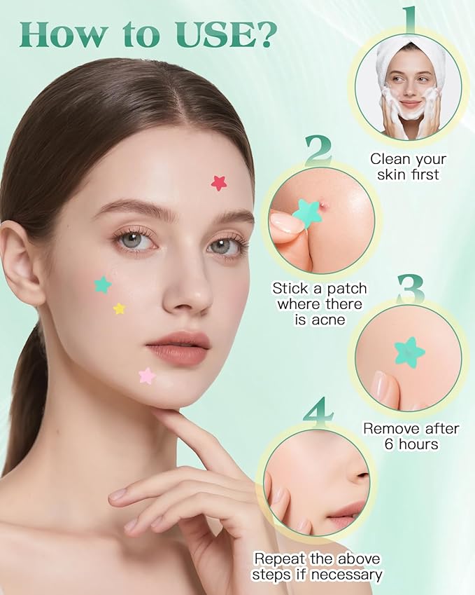 Lullu Pimple Patches (280 PCS, 7 Colors)