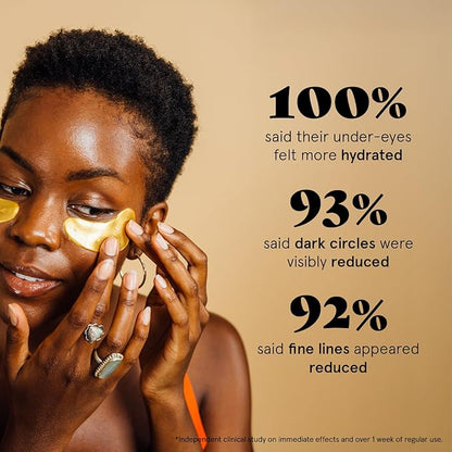 Grace & Stella Under Eye Mask (24 Pairs - Gold)