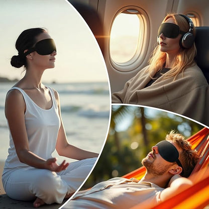 Innovative Sleep Mask - 100% Light Blocking
