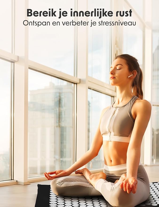 LifeGoods Acupressure Mat With Pillow Set