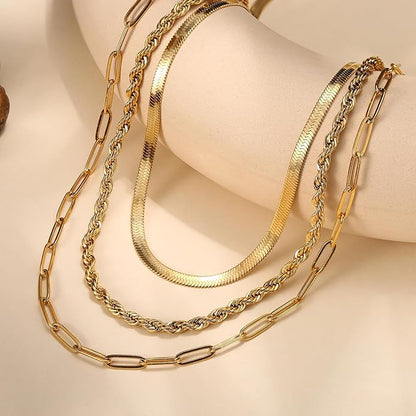 Adramata 3-Piece Adjustable Necklace set