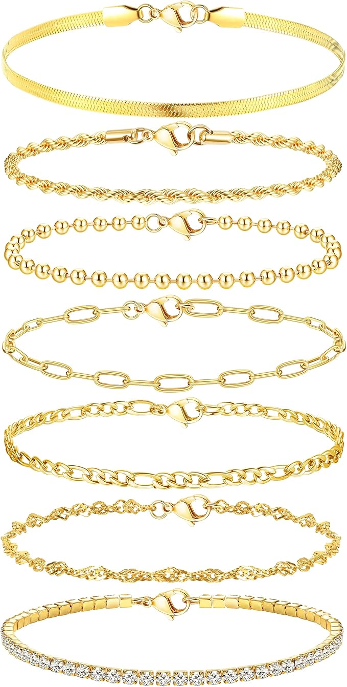 Adramata Women Bracelet Set Gold